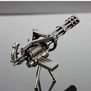 M134 Gatling Model Small Replica Gatling Miniature Tiny Room Decoration Game Fans Gift Collector Gift for Husband Man Suit For LivingRoom Office Bedroom Home Table