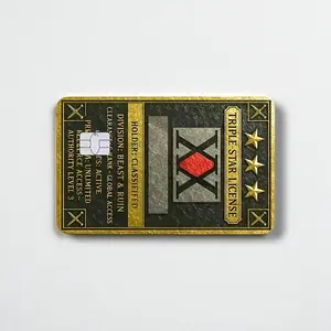 Hunter x Hunter Credit Card Sticker Debit Skin Decal Cover Black Waterproof Vinyl Easy To Apply Durable
