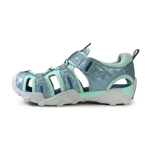 Pediped Canyon Flex Aquamarine Sandals for Kids Quick-Dry Comfortable Protective Approved by the American Podiatric Medical Association