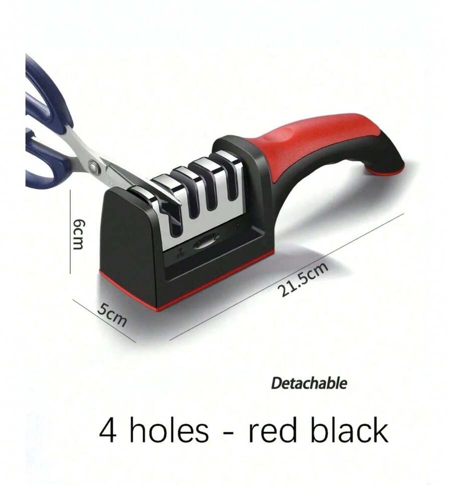 Sharpener Four-Section Rapid Sharpening Diamond Sharpening Multifunctional Sharpening Kitchen Knife Sharpening Stone Hand-Held Sharpening,Kitchen Accessories,Cocina