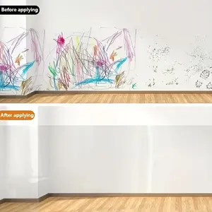 Roll-type transparent oil-proof protective film, static cling and removable, suitable for cabinet and wall covering | Washable wallpaper, ideal for countertops/wooden surfaces, desks, seamless covering material, cabinet protective film