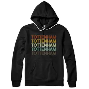 Retro Tottenham London Pullover Hoodie