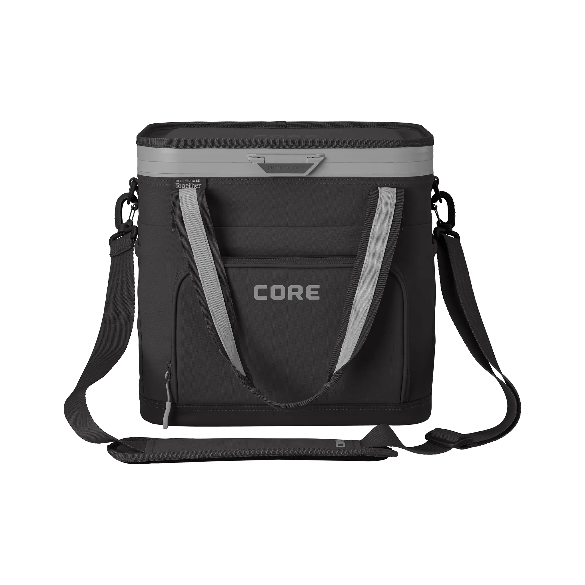 FlipBack No-Zip Magnetic Cooler Bag, 24-Can Capacity, Sports Cooler Bags, 1-Hand Latch, Fast Cold Access for Lake Days