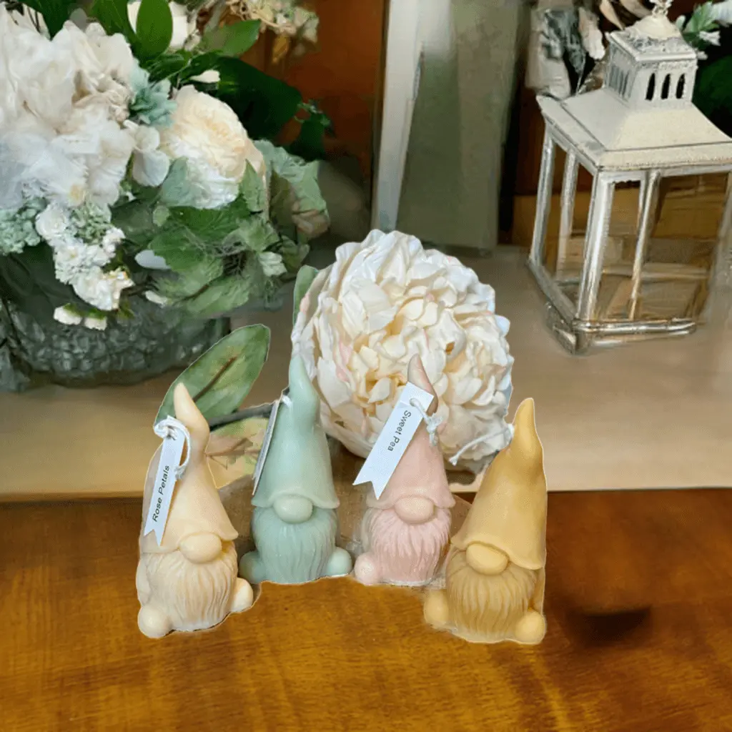 Gnome Soy Wax Scented Candle - Natural Fragrance for Home Decor