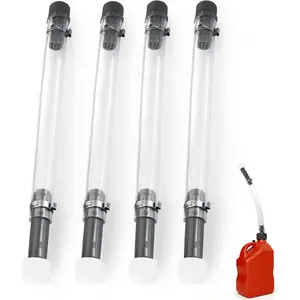 4-Pack Racing  Jug Hose Gas Can Spout Replacement Compatible with Jegs 3/5/5.5 Gallon Gas Cans, 3/4" NPT Thread  Filler Hose