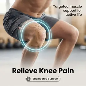 Sports Knee Support Kinesiology Tape, Pre-cut Kinesiology Tape for Knee Pain Relief, Hypoallergenic Breathable Athletic Knee Tape for StabilitySupport Stays Firm All Day.Ideal for Outdoor Running, Basketball, Hiking, Indoor Fitness.