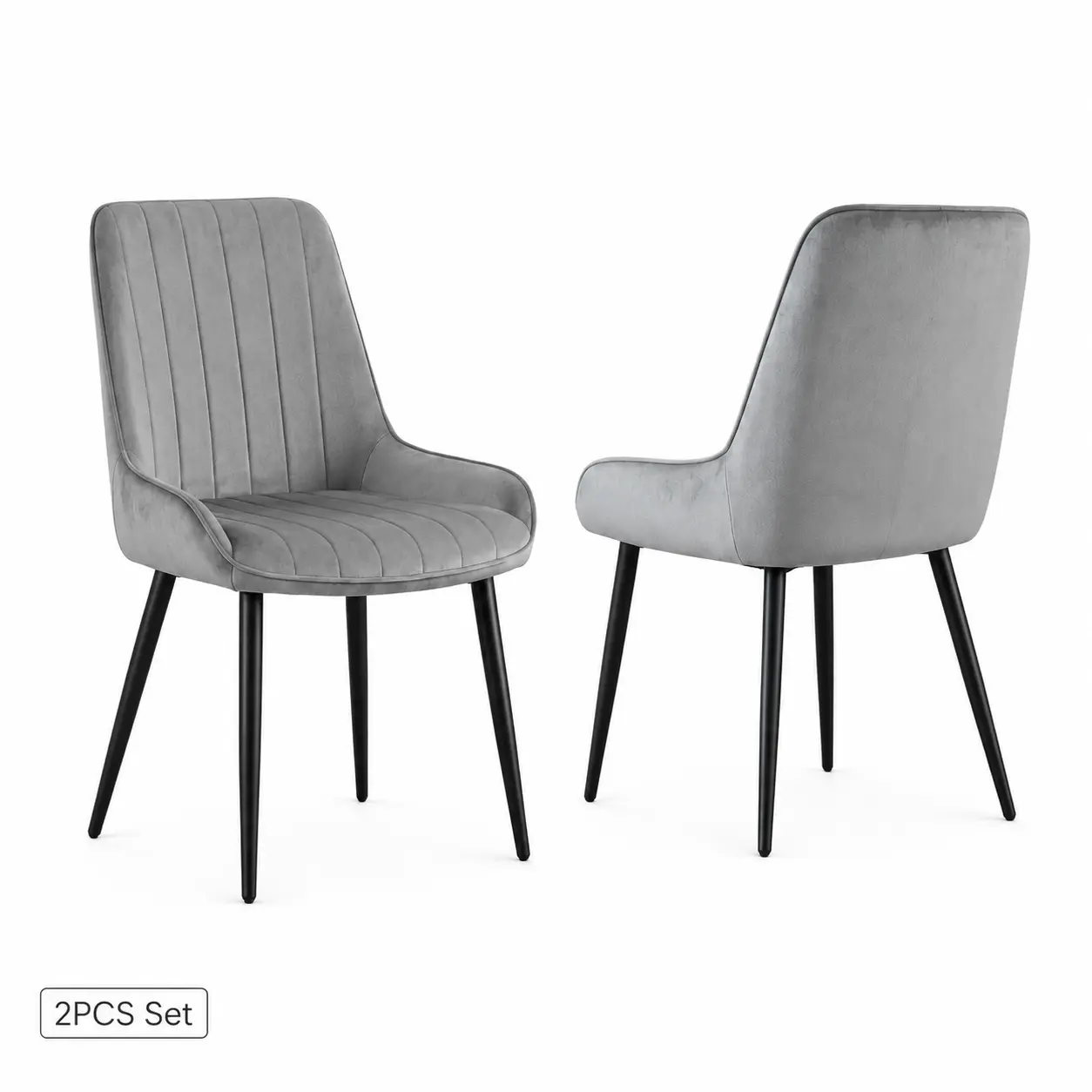 Comfortable Cushioned Kitchen Chairs with Ergonomic High Back and Sturdy Legs, Versatile Seating for Dining Room Coffee Shop