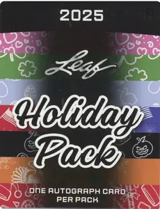 Leaf Multi Sport 2025 Holiday Trading Card Pack [1 Autograph Card]