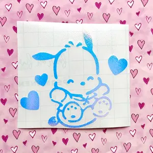 Dog Hearts Waterproof Decal Sticker