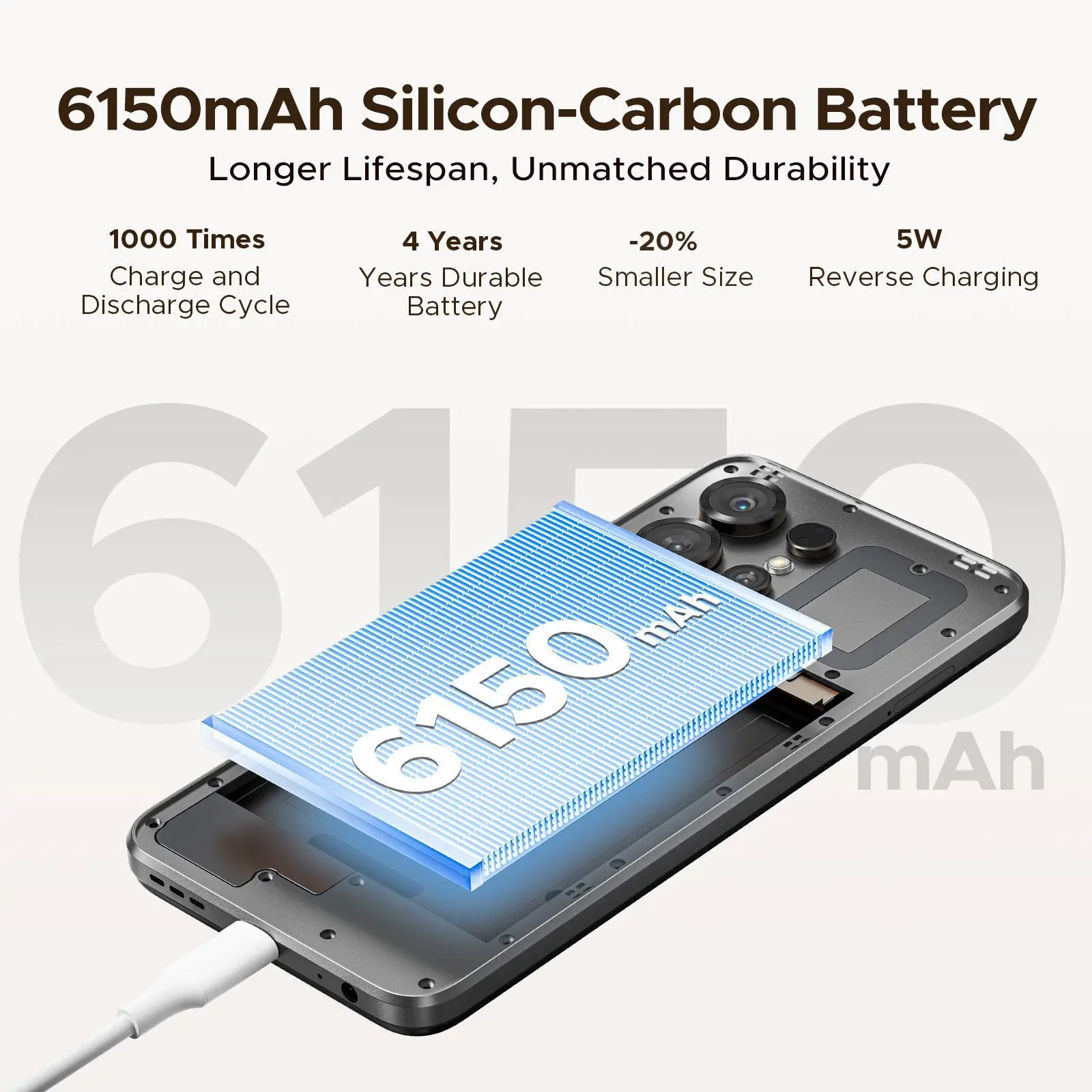 DOOGEE Note 56X Android 16, 6150mAh, 6.56