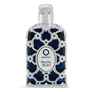 Orientica Luxury Royal Bleu Eau De Parfum 2.7oz/80ml – Mens Cologne with Notes of Vanilla, Cardamom, Apple, Jasmine – Woody Arabic Perfume for Men & Women - Perfumes Arabes Para Hombres y Mujer