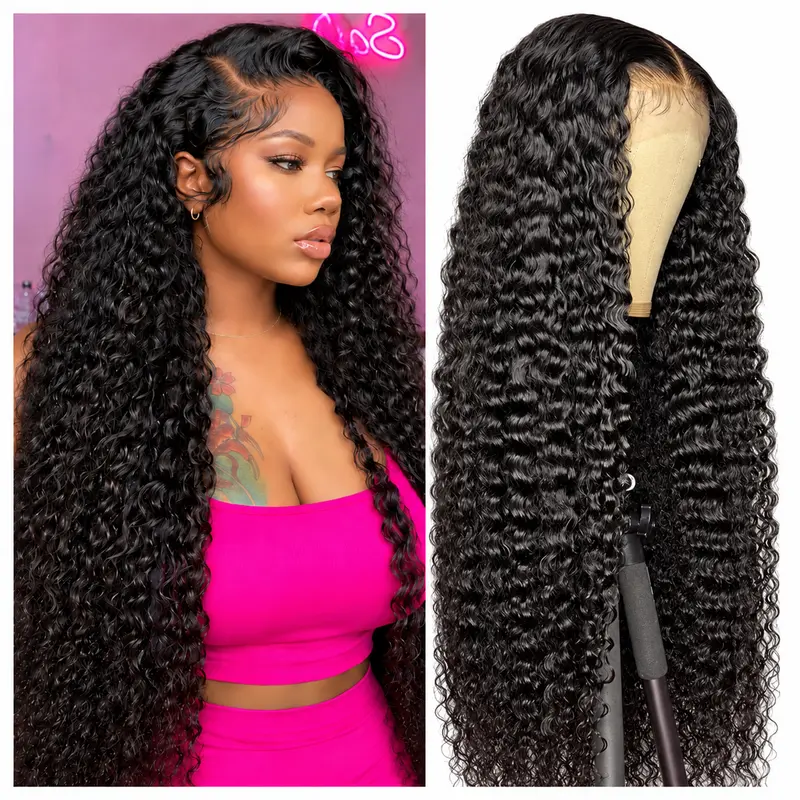 [Live Only & Black Friday Deals Early]  13x6 Deep Wave Lace Front Wigs Human Hair HD Transparent and 13x4 Lace Frontal Wigs Human Hair for Women Deep Curly Lace Front Wig Pre Plucked with Baby Hair