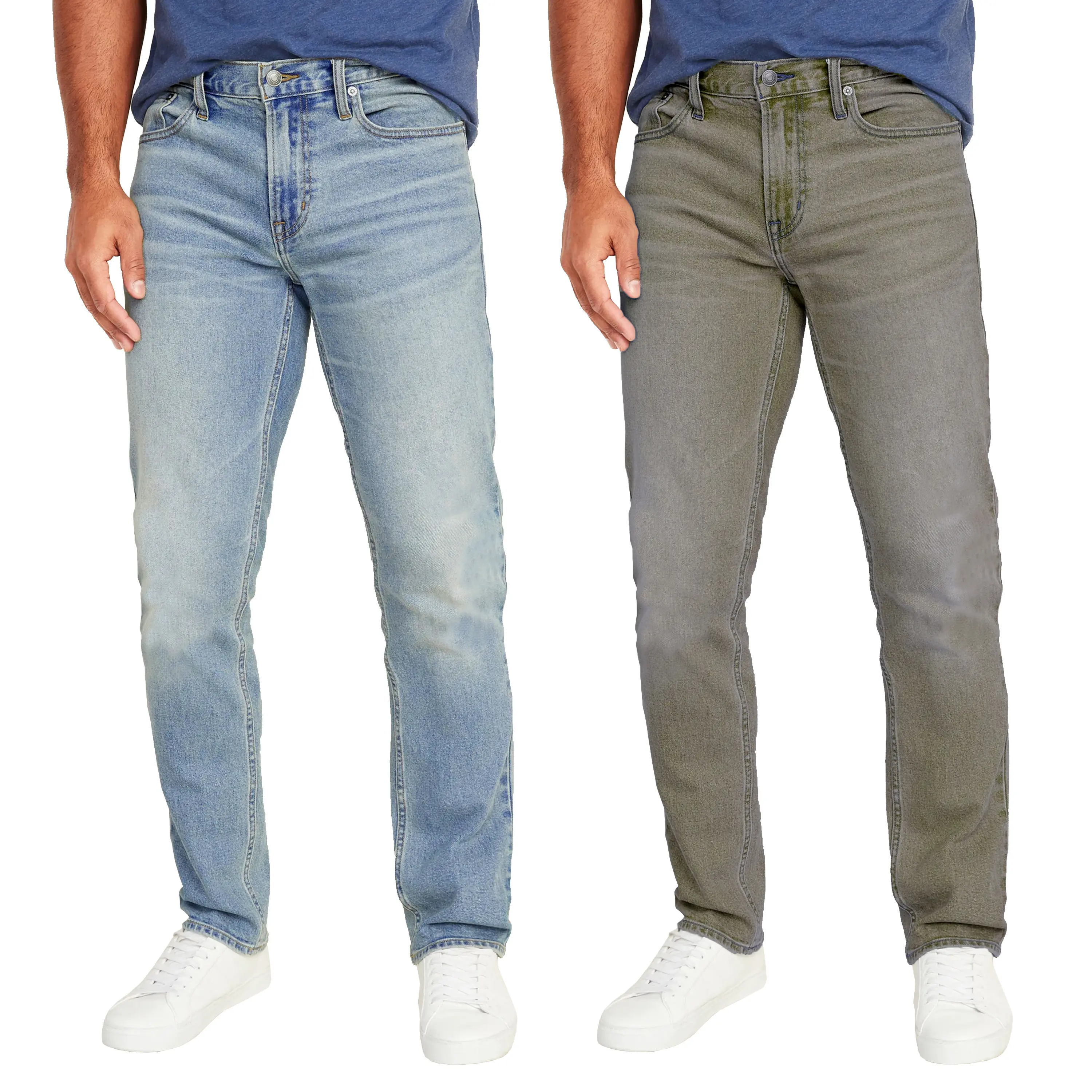 (2 Pack) Light Blue - Grey