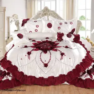 6 pc Set Wedding Comforter - Includes 6 Pieces for Comfortable Home Decor all-season bedding