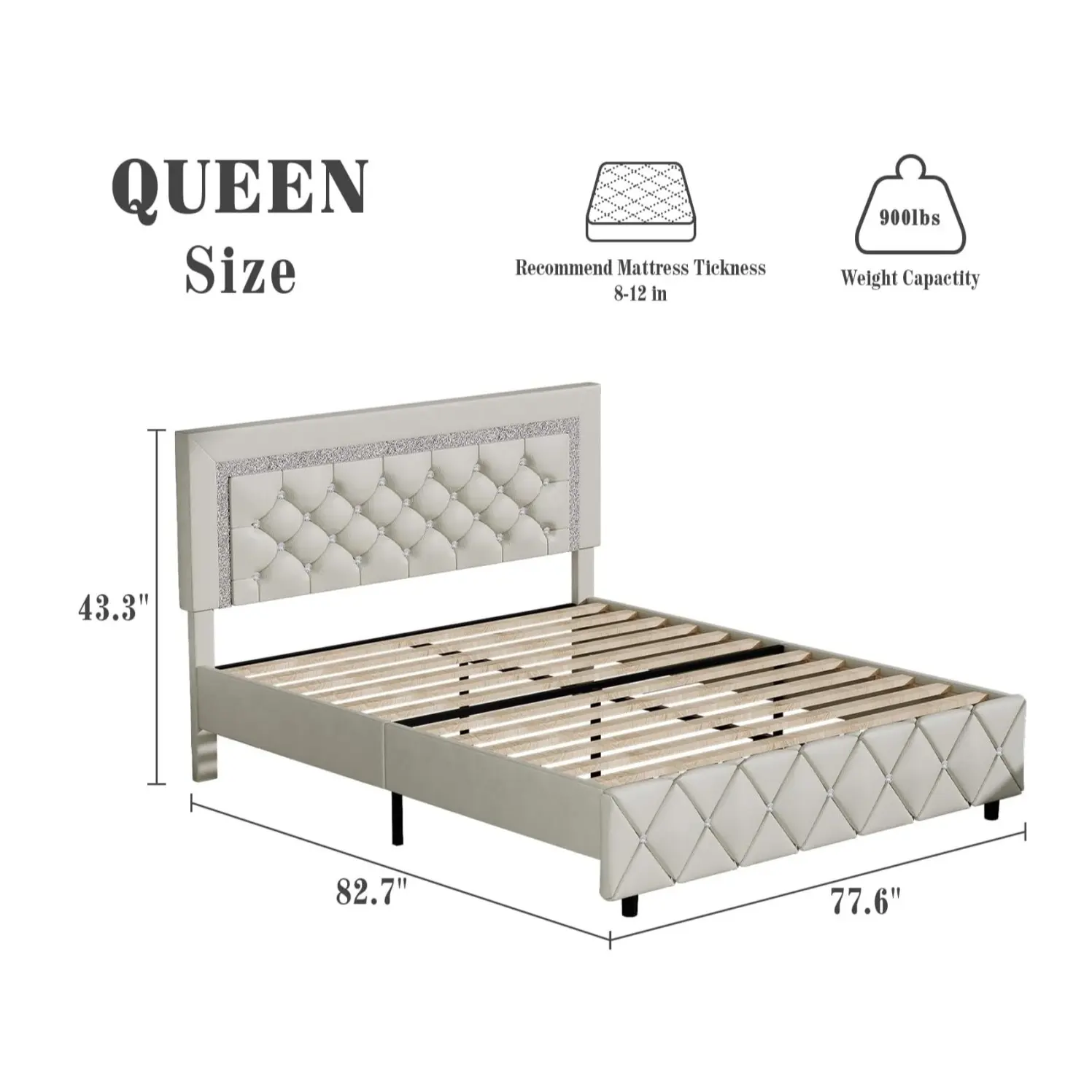 Queen Size Cream