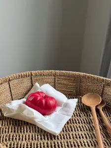 Big Handmade Heirloom Tomato Candle, Garden lover gift, Table decoration