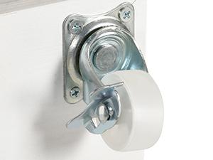 DWVO Folding Kitchen Island with Trash Can Storage Cabinet & Power Outlet, Drop Leaf Kitchen Islands Table Long Floating on Wheels w 3 Storage Racks Cabinet for 10 Gallon Garbage Bin