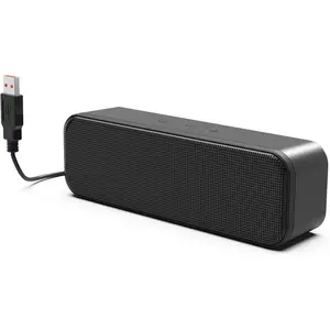 [Newer] USB Computer Speaker for Desktop, Laptop Speaker, PC Speaker, Small Computer Soundbar with Hi-Quality Sound, Loud Control Volume, Rich Bass