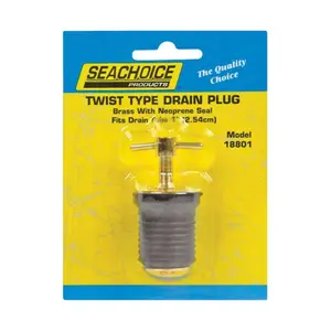 Seachoice 18801 Twist-Turn Drain Plug 1 in.
