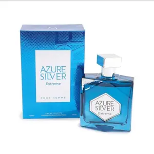 AZURE SILVER EXTREME For men designer EDT cologne Long lasting spray