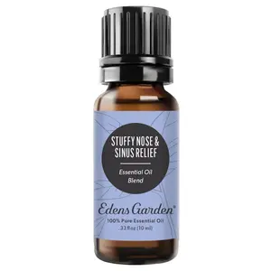 Stuffy Nose & Sinus Relief Essential Oil Blend- Best For Relieving Pressure & Clearing Nasal Passages