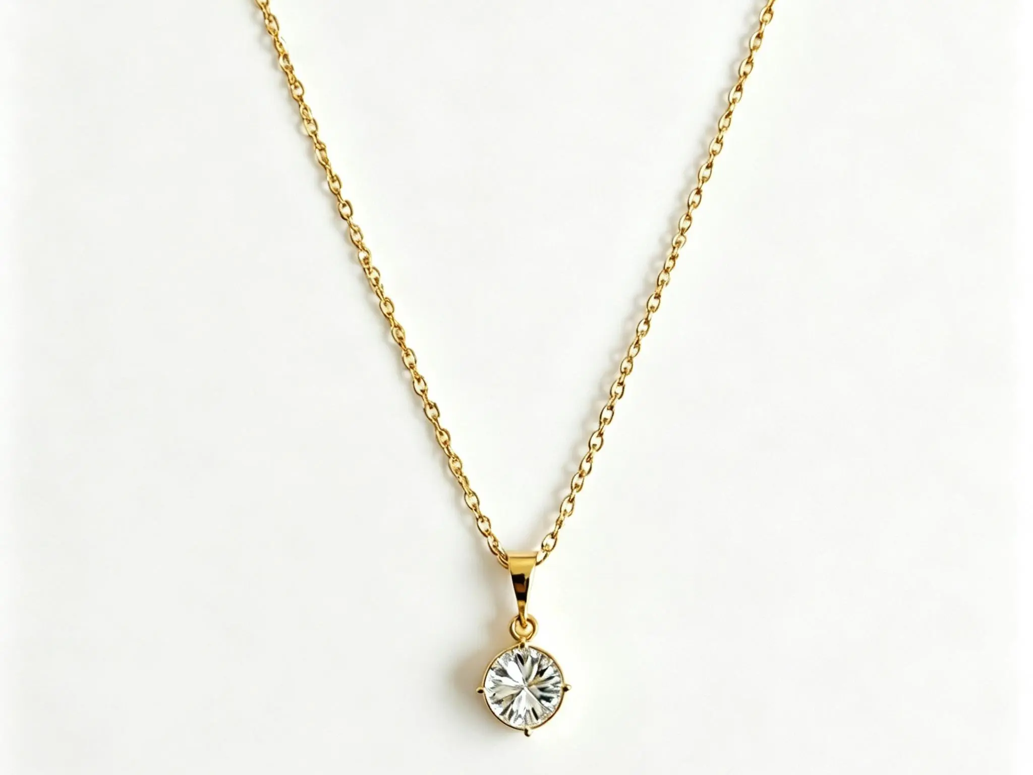 Dainty 1.5ct Solitaire CZ Choker Necklace for Women, Hypoallergenic Sensitive Skin Friendly Minimalist Pendant, Anti-Tarnish Sparkling Stackable Thin Chain Jewelry, Trendy Viral Everyday Wear, Perfect Gift for Valentine’s Mother’s Day Anniversary