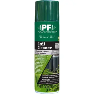 2000 Coil Cleaner Foaming Spray Use on AC HVAC Condensers and Evaporator Coils Commercial and Professional Grade Cleaner
