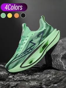 Unisex Elastic Shock Absorbing Sneakers, Comfortable Daily Outdoor Footwear