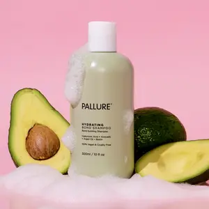 Pallure Save Our Strands Hydrating Bond Shampoo for dry and damaged hair - Made for all hair types, Made with Avocado, Argan Oil, Biotin, Rosemary and Hyaluronic Acid to enhance hair growth and health