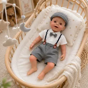 NO.26  silicone doll，Reborn Boy Doll，Real infant ratio，Suitable as a gift for children aged 3+，Daily gift giving and commemorative collection