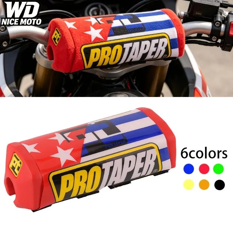 WD NICE MOTO Motocross Motorcycle Handlebar Pads, Universal 1-1/8 20cm Sponge Chest Protector, Dirt Pit Bike Accessories