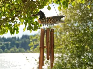 Loon Bamboo Wind Chime