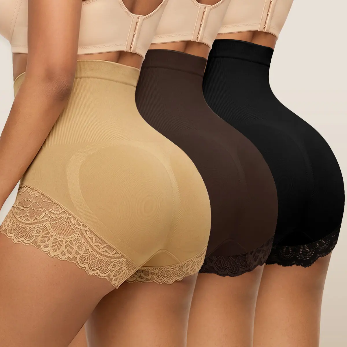 Moerlect 3/4/6/8-Pack Women’s High Waist Underwear, Seamfree Breathable Lightweight Briefs, Soft Comfort Panties for Spring Summer, Sizes S-4XL Undies