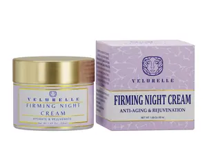 Velurelle Firming Night Cream with Matrixyl 3000, Lactobacillus Ferment Lysate, Fision Hydrate, Hyaluronic Acid, Argan & Macadamia Nut Oil, Targets Fine Lines & Wrinkles