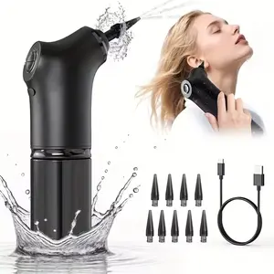 Automatic Electric Ear Cleaning Kit, 4 Pressure Modes, Adult & Child Use, Wax Removal Care, Water Rinse Ear Cleaner, Earwax Remover