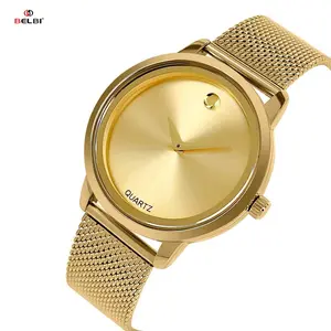 Classic Ladies Watch - Swiss quartz movement, stainless steel chain strap - With 3 levels of water resistance - Classic and luxurious fashionable ladies' watch
