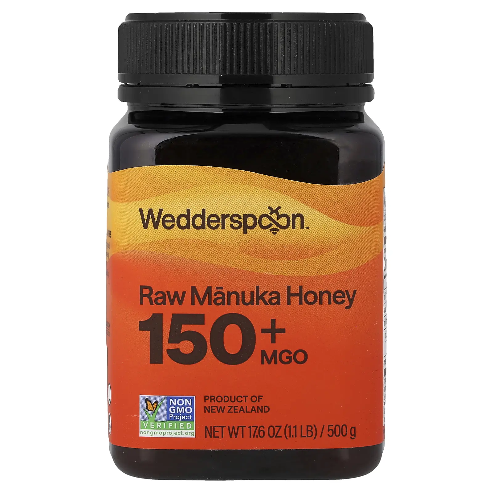 Wedderspoon Raw Manuka Honey, 150+ MGO, 17.6 oz (500 g) Wedderspoon Raw Manuka Honey, 150+ MGO, 17.6 oz (500 g)
