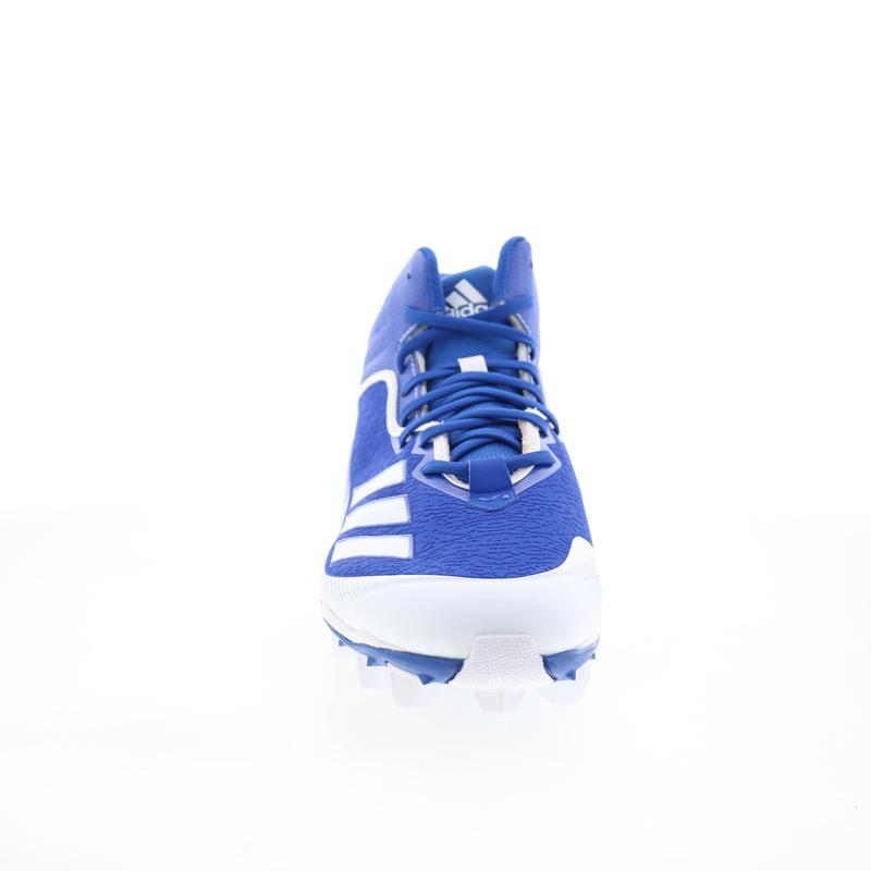 Adidas Icon 6 Mid MD FX4115 Mens Blue Mesh Athletic Baseball Cleats Shoes