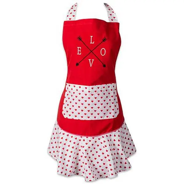 Design Imports Love Struck Ruffle Apron