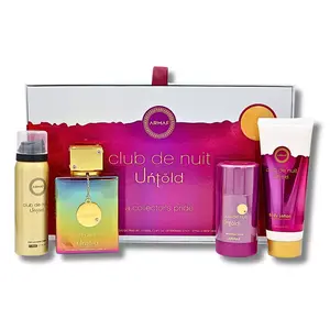 ARMAF CLUB DE NUIT UNTOLD 4PC GIFT SET(BODY SPRAY 1.7FL.OZ | 50ML, EDP 3.6FL.OZ | 105ML, DEO STICK 2
