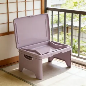 This folding table, suitable for laptops, features extra storage compartments and is easy to fold, making it ideal for dormitory use, serving as a tray, or for outdoor camping and temporary office work.