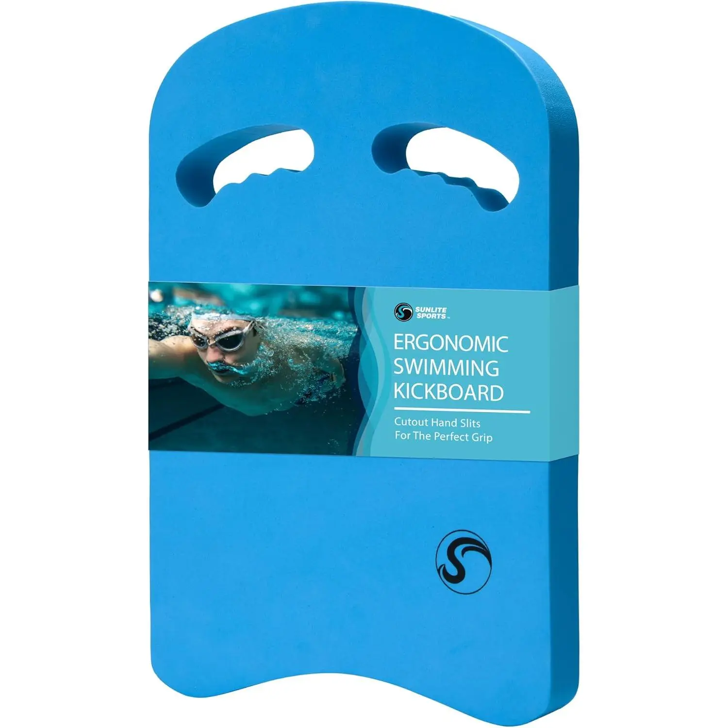 Solid Color EVA Foam Swimming Kickboard with Handles, Unisex Sporty Swimming Aid for Pools, Portable, Swim Training, Adults, Plastic Pool Kickboards, Pool Swim