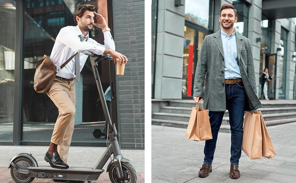 Bruno Marc [HUTCHINGSON_2] Men's Sleek Modern Monk Strap Oxfords Walking Shoes Footwear men's shoes