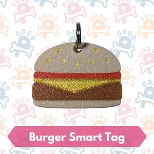 Burger NFC Smart Tag | Dog and Cat ID Tag