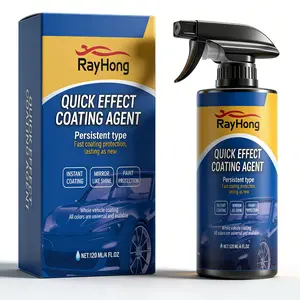 Quick Effect Car Coating Spray 120ml Waterless Car WashClean Oil Film Dirt Removal  Polish Exterior Surface Glossy Paint Auto Care Supplies