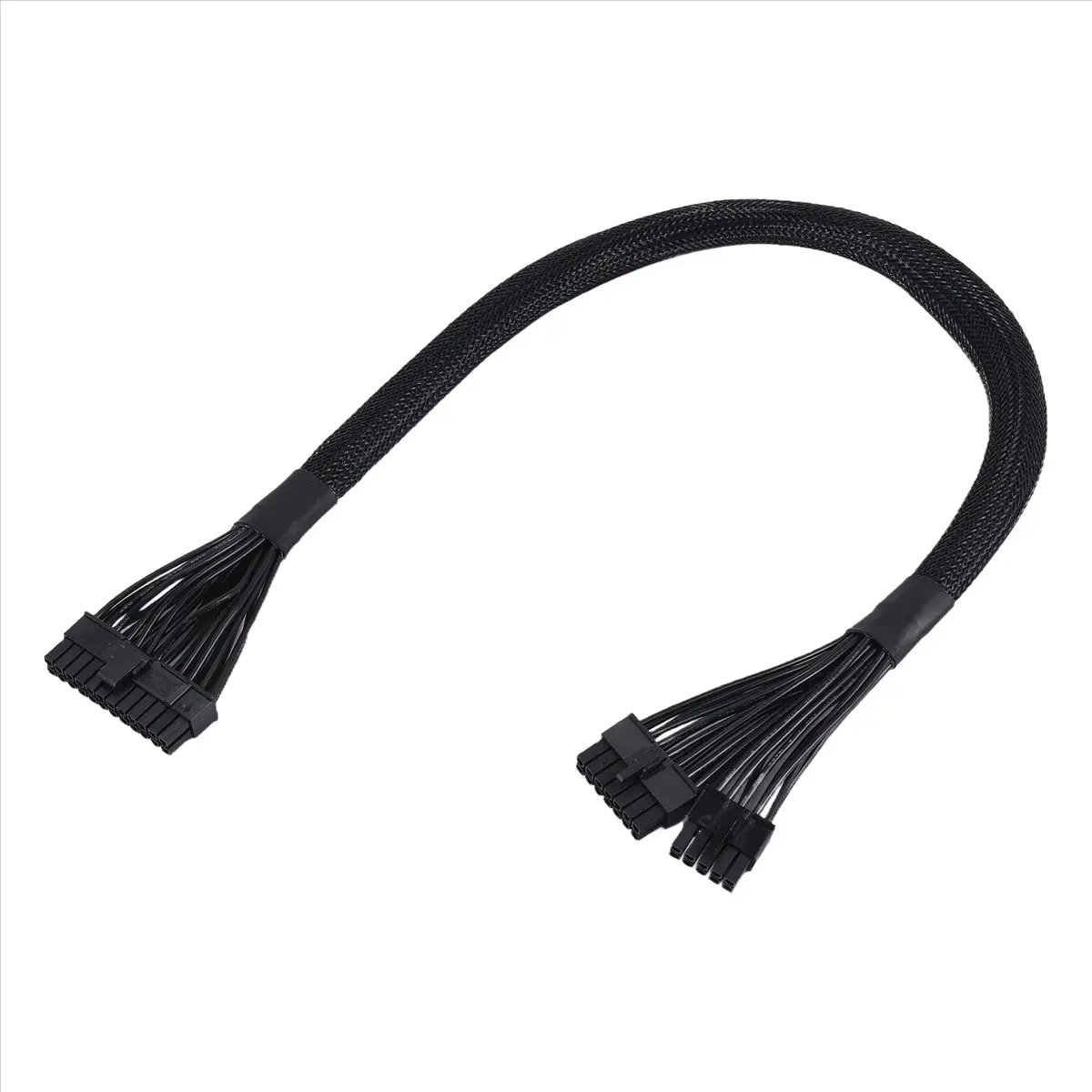 14+10Pin to 24Pin ATX Power Supply Cable for Corsair AX Series PC PSU Motherboard, 20+4Pin Module Cable, 18 AWG Tinned Copper Wire, Woven Mesh, 18 Awg Wire