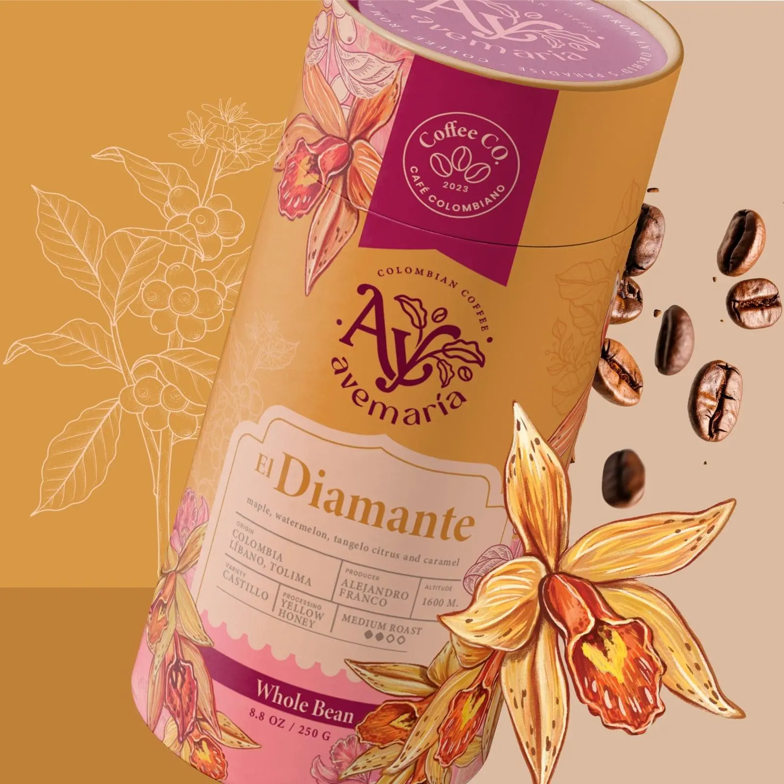 Fall Collection Bundle: El Diamante, Caicedo Washed & Caicedo Dark - 3 Single-Origin Colombian Coffees - Bean