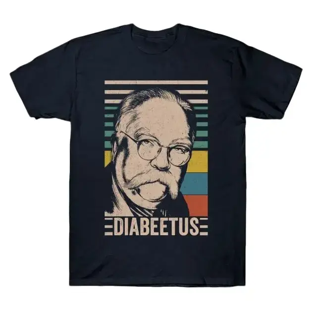 Diabeetus / Wilford Brimley - Vintage Style Design Unisex T-Shirt Many Colors and Many Sizes for Men and Women Casual Womenswear Top Comfortable Simple Classic Cotton