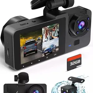 Dash Cam 4K - 24-Hour Battery, 32GB Memory Card, Organized Storage, Easy Review, Reliable Nightlife Companion