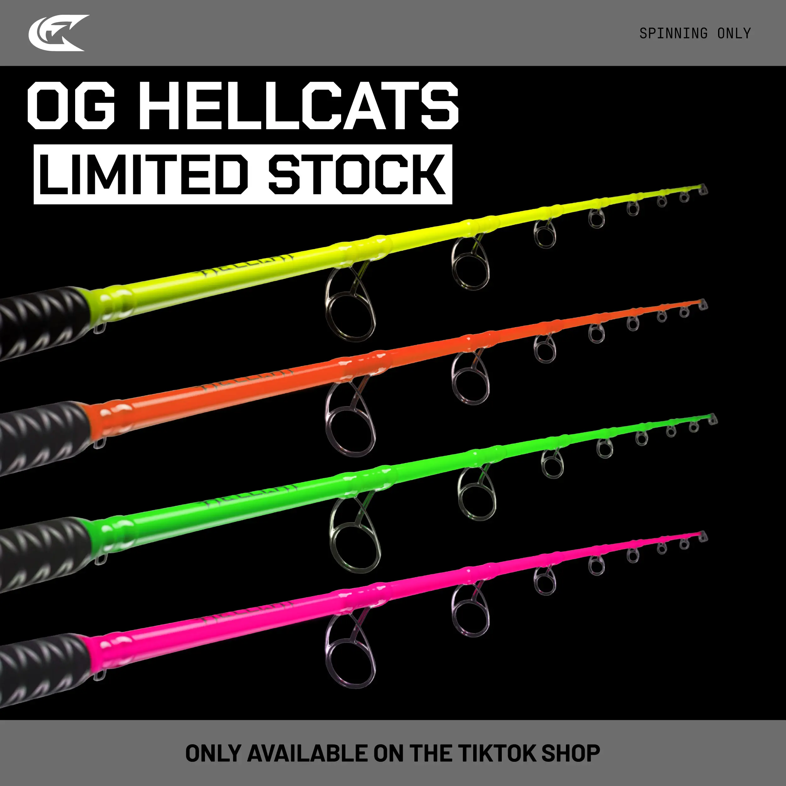 OG Hellcat Spinning Rods